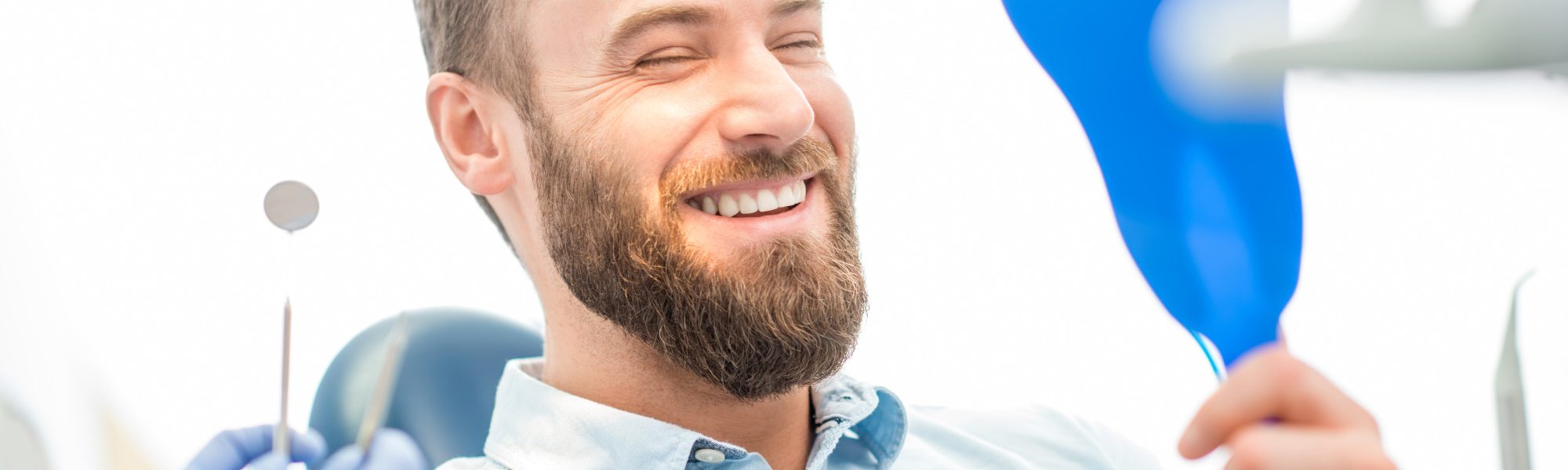 Man with great smile at the dental office thousand oaks dentist