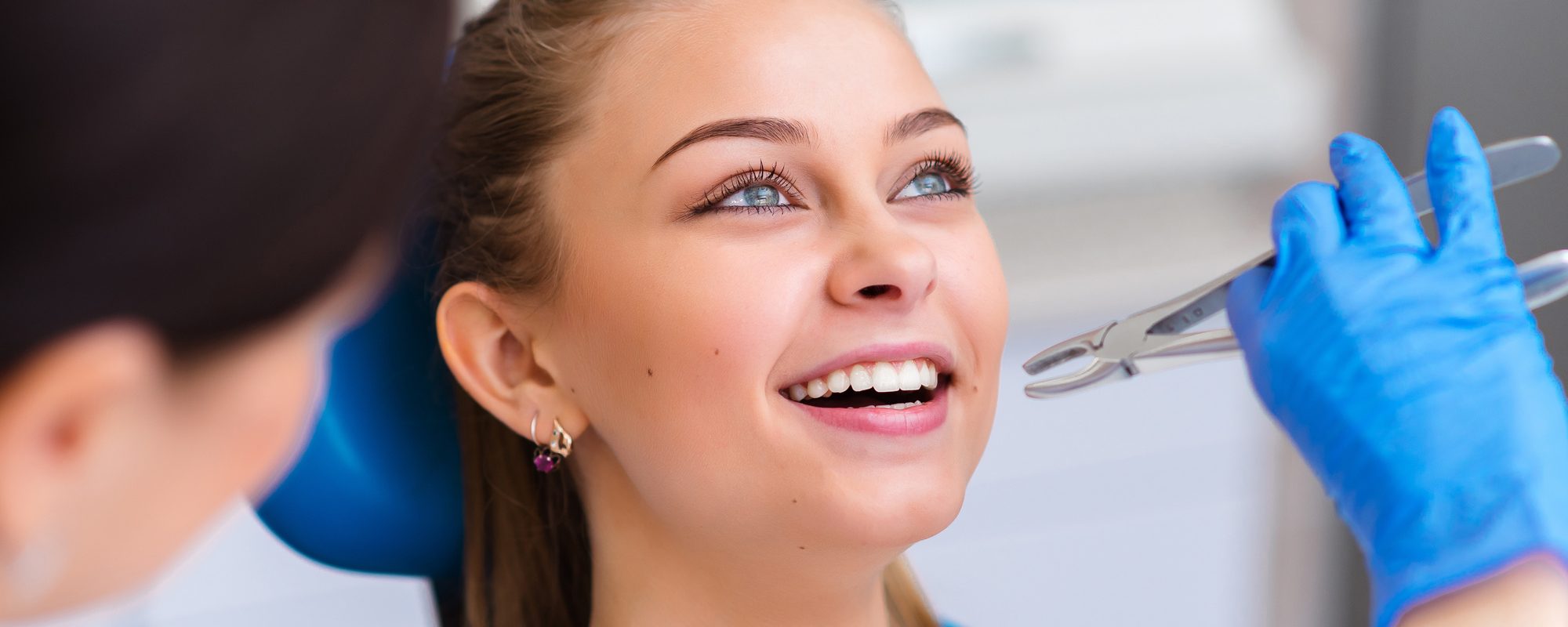 Tooth extraction beautiful girl in dentistry. tooth extraction thousand oaks